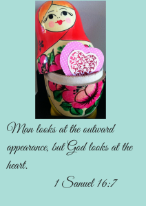 god sees the heart